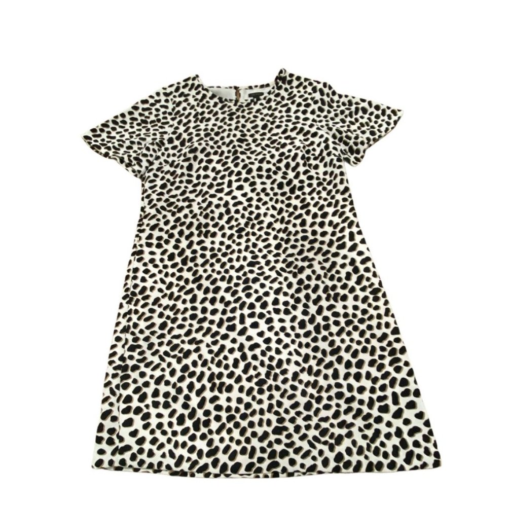 Ann Taylor Animal Print Lined Midi Dress w/Pockets